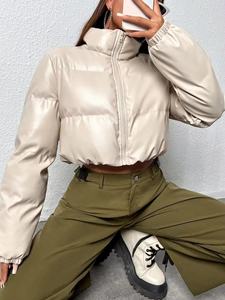 Veste d'hiver à capuche et fermeture éclair de haute qualité pour femmes manteaux chauds à bulles d'air pour tenue décontractée en plein air - Product Image 2