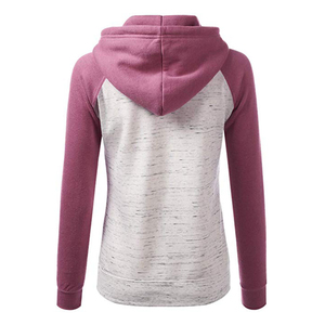 Service OEM, sweat-shirt à capuche pour femme personnalisable, séchage rapide, écologique, vêtements d'hiver, tissu doux en polyester/coton, plusieurs couleurs - Product Image 3