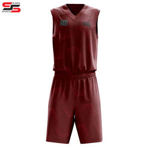 Maillots réversibles avec bas de basket-ball en gros uniformes de basket-ball réversibles personnalisés maillot d'entraînement fabriqué au Pakistan - Product Image 5