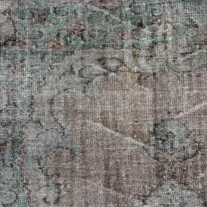 Alfombra Turca de 5.1x8.1 pies, Alfombra Vintage Grande, Alfombra de Lana con Estampado Animal Marrón - Product Image 4