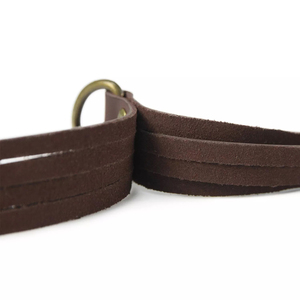 Colgador de caza de pájaros, portador de pato de cuero para exteriores, correa de juego, 8 bucles, nuevos accesorios de equipo de caza de cuero Real hechos a mano - Product Image 5