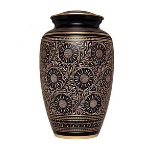 White Ceramic Adult Cremation Urn Hand Painted Bird Floral Memorial Funeral Porcelain Wholesale OEM Manufacturer for Urns Jars. - Product Image 4