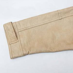 Vente en gros fabricants de vêtements de sport décontractés à poches multiples veste en cuir au design élégant et à fermeture éclair pour femmes de toutes tailles - Product Image 5