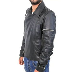 Nueva chaqueta de cuero de gran tamaño de alta calidad para hombre con característica transpirable de diseño único para el invierno - Product Image 3