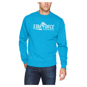 Fait sur mesure hommes grande taille col rond sweats épaissi pull tenue décontracté hiver doux polaire tissu lettre motif imprimé - Product Image 3