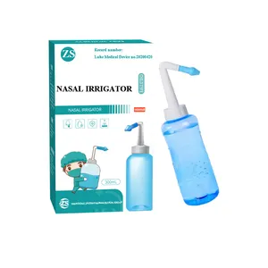 Perangkat pompa portabel Sinus hidung bayi, mesin pembersih Rhinitis Botol cuci plastik produk perawatan kesehatan irigator hidung bilas