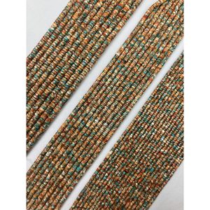 Perles Heishi en turquoise compressée et en coquille d'huître épineuse - Product Image 2