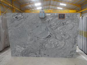 Viscon White Diseño moderno Azulejo de granito de calidad superior Superficie flameada Losa de piso Piedra blanca - Product Image 3