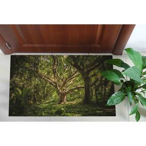 Tapis imprimé paysage naturel - Motif arbre, lavable en machine, personnalisé, tapis en velours - Product Image 5