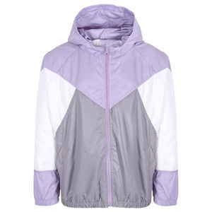 Chaqueta cortavientos para hombre 100% poliéster bloque de color cremallera nailon cortavientos impermeable chaqueta de lluvia chaqueta de nieve - Product Image 6