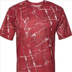 Camisetas sublimadas de poliéster 100% con material de algodón con estampado personalizado a cuadros - Product Image 3