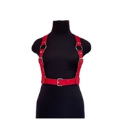 Harnais en cuir véritable pour homme, vêtements BDSM, lingerie submissive, taille plus, couleur et logo personnalisables, haute qualité, usage quotidien