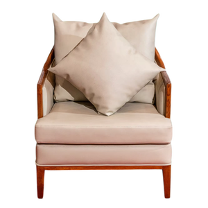 Luxury Ash Wood <b>Chair</b> Midcentury Modern Design Eco-Friendly Soft <b>Massage</b> Leisure Furniture for Hotel Apartment Villa Living Room - Product Image 1