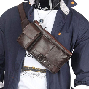 Riñonera de Cuero PU Personalizable con Pedrería, Bolsa de Dinero Elegante con Capacidad de 30-40L para Viajes - Product Image 6