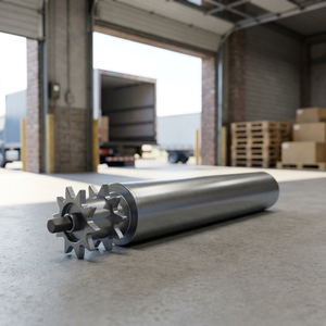 EUNHYUN Sistema de Automatización de Almacenes con Rodillos Transportadores de Cadena de Carga Pesada, Rodillos de Tubo de Acero con Rodamientos de Bolas STKM SUS304 - Product Image 1