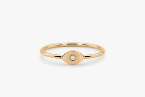 Popular lujoso CVD diamante anillo laboratorio cultivado diamante boda banda ojo anillo clásico señoras ojo diamante anillos fabricante India - Product Image 2