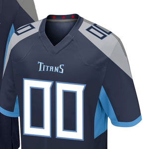 Camiseta de fútbol americano personalizada con sublimación elegante 2025, camisetas de fútbol americano bordadas totalmente personalizadas para hombres - Product Image 2