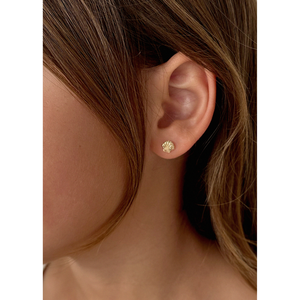 Bb 18K Gold Plated Shell Stud <b>Earrings</b> Trendy Wedding Engagement Anniversary Party Jewelry with Turquoise Diamond Pearl Stone - Product Image 2