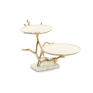 Latest Design 3 <b>Tier</b> Iron <b>Cake</b> <b>Stand</b> Premium Quality Rectangle Shape Fruits Dessert <b>Stand</b> For Home Restaurant Use - Product Image 6