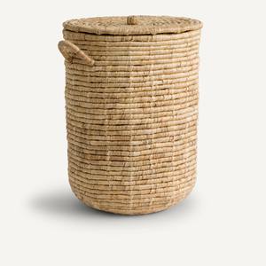 Panier à linge en jacinthe d'eau, panier de rangement fait à la main, vente en gros, écologique, fabriqué au Vietnam - Product Image 3