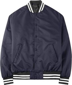 แจ็กเก็ตเบสบอลกลางแจ้งกันลมลำลองสำหรับผู้ชายผ้าโพลีเอสเตอร์/ ผ้าฝ้าย - Product Image 1