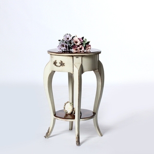 <b>Round</b> Cabinet <b>Table</b> SERIES 7404 Modern Minimalist Design <b>Solid</b> Mahogany <b>Wood</b> Durable Wholesale Price - Product Image 1
