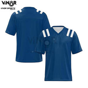 Camiseta de fútbol de alta calidad y colección de camisetas de fútbol americano, camisetas deportivas duraderas, camisetas de práctica de fútbol para niños en blanco - Product Image 5