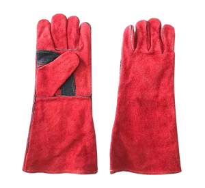 Vente en gros Gants de sécurité à double paume Profional pour soudeurs Dernière conception Vêtements de travail avec revêtement en latex Fabricant indien - Product Image 3