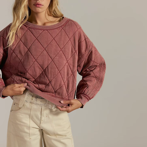 <b>Women</b> Oversized <b>Sweatshirt</b> with Front Logo Premium Winter Fabric Relaxed Fit Streetwear Style <b>for</b> <b>Long</b> Lasting Comfort - Product Image 2