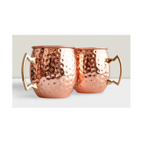 Tasse mule en cuivre martelé de qualité supérieure avec poignée en laiton tasses mule de Moscou de haute qualité en cuivre de Jamsons - Product Image 5