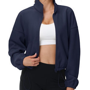 Chaqueta Deportiva con Cierre, Transpirable, para Mujer, Chaquetas y Abrigos Deportivos, Diseño Personalizado, Chaquetas de Yoga Ajustadas, Precio al por Mayor - Product Image 4