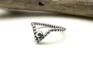 แหวนเงินสุดอินเทรนด์สำหรับผู้หญิงทำมือ925สายรัดเครื่องประดับที่มีขอบสำหรับเป็นของขวัญในงานเลี้ยง - Product Image 3