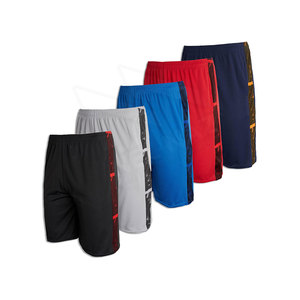 Shorts de basketball en polyester respirant à séchage rapide, design streetwear imprimé par sublimation, maille épaisse, certifié BSCI - Product Image 1