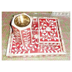 Producto hecho a mano brillante natural Quemador Bakhoor de alta calidad con incrustaciones de hueso de nácar Uso para decoración Artículo dotado - Product Image 1