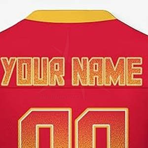 Venta directa de fábrica, camiseta de fútbol americano para hombre, ropa de entrenamiento y deporte, manga corta, transpirable, de talla grande, 100% poliéster - Product Image 5