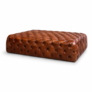 Sofá Chesterfield de Cuero de Búfalo Hecho a Mano, Estilo Aviador, Industrial, Vintage, de Aluminio, 3 Plazas, Muebles de Lujo para Sala de Estar - Product Image 6