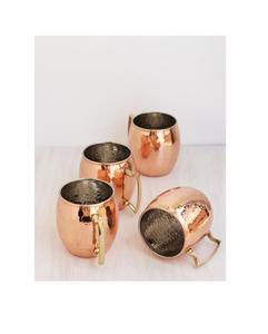 Taza de mula de cobre ecológica con diseño sostenible de pajita reutilizable y durabilidad duradera para una vida ecológica - Product Image 4