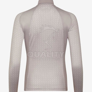Camisa de capa base para montar a caballo de alta calidad, parte superior ecuestre elástica y antirozaduras hecha en Pakistán - Product Image 3