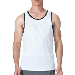 Nouveau design maillots de corps pour hommes de couleur unie vêtements d'entraînement d'entraînement de gymnastique maillots de bain sans manches débardeur gilets pour hommes - Product Image 4
