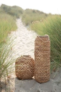 Para Amazon gran oferta agua Jacinto vela linterna lámpara duradera tejida a mano para decoración de jardín - Product Image 5