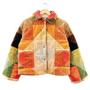 Chaqueta Casual Unisex de Primavera, Ecológica, Estilo Punk Urbano, Diseño con Parches de Encaje, Solapa Delgada, Corte Holgado, 100% Algodón, Talla XS - Product Image 1