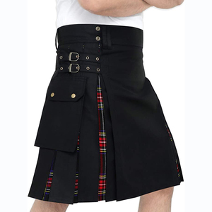 Kilts écossais traditionnels pour hommes en cuir véritable-Couleurs et tailles personnalisables Service OEM à bas prix de haute qualité - Product Image 6