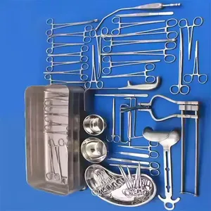 Kit d'instruments chirurgicaux professionnels pour césarienne, 59 pièces, acier inoxydable, certifié CE - Product Image 4