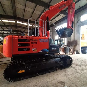 Excavadora de cadenas Hitachi ZX120 usada, original de Japón, de tamaño mediano, con cucharón, de segunda mano, Hitachi ZX120 ZX130 ZX200 ZX350 - Product Image 4