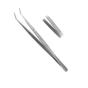 Pinzas de tejido de vendaje profesional, pinzas dentales en ángulo, pinzas Semken, juego dental alemán de acero inoxidable, instrumentos quirúrgicos - Product Image 4