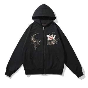 Sudadera con Capucha para Hombre de Alta Calidad, Estilo Desgastado, Ropa Casual, Totalmente Personalizable, Nueva Moda, Bordado - Product Image 1