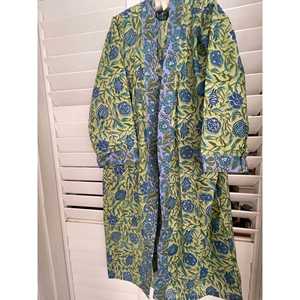 Bata de Baño Kimono Moonlit Garden, Suave y Tejida, con Cintura Elástica y Cierre de Botones, Talla Única XS para Familias y Damas de Honor, ODM - Product Image 3