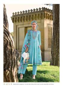 Ensemble Kurti en coton brocart imprimé numériquement pour femme, collection exclusive Maruti Fashion, idéal pour les festivals traditionnels et les tenues ethniques modernes. - Product Image 2