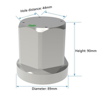 Transmisor de Nivel de Agua por Radar FMCW de 80 GHz Sin Contacto, RS485, IP68, Protección Contra Rayos de 6KV, para Monitoreo de Ríos y Embalses