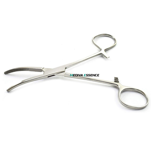 2024 Good One Kelly Fórceps Instrumentos quirúrgicos manuales curvos de acero inoxidable Piercing corporal con etiqueta privada - Product Image 2